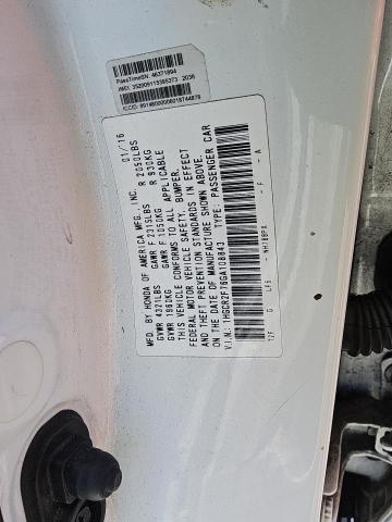 2016 HONDA ACCORD EX #3234792406