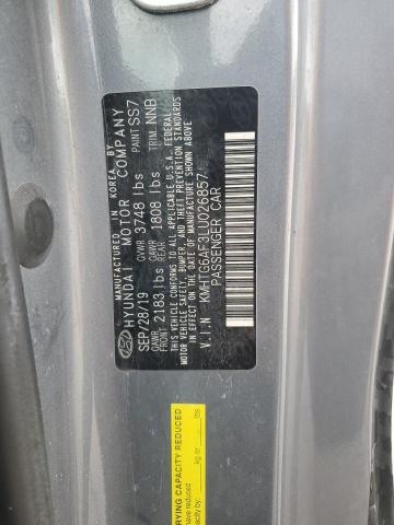 2020 HYUNDAI VELOSTER B - KMHTG6AF3LU026857