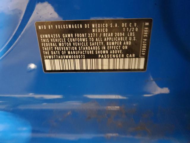 2021 VOLKSWAGEN GTI S 3VW5T7AU9MM008072