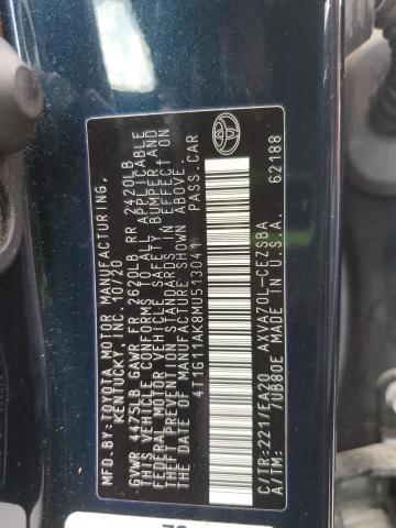 2021 TOYOTA CAMRY SE 4T1G11AK8MU513041