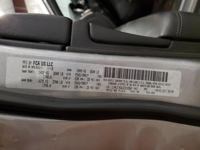 2018 JEEP GRAND CHER - 1C4RJFAG4JC310560