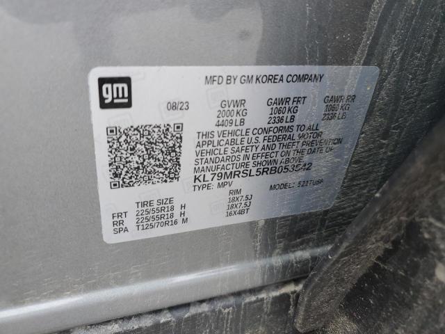 2024 CHEVROLET TRAILBLAZE KL79MRSL5RB053542