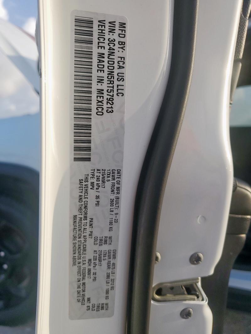 2024 JEEP COMPASS TR 3C4NJDDN5RT579213