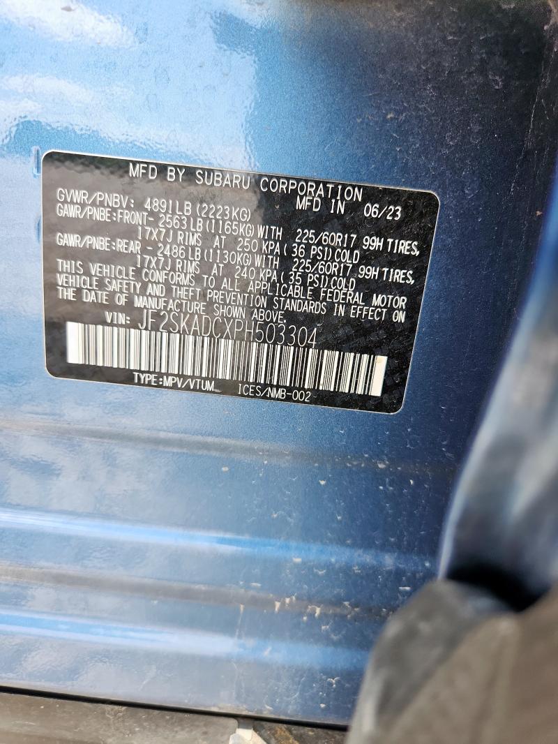 2023 SUBARU FORESTER P JF2SKADCXPH503304