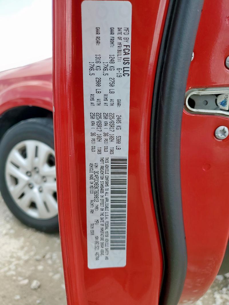 2019 DODGE JOURNEY SE 3C4PDCAB3KT820812
