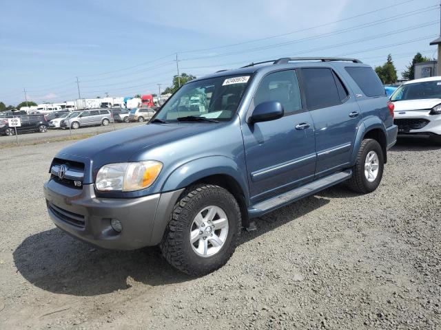 TOYOTA SEQUOIA SR 2005 teal 4dr spor gas 5TDBT44A95S238248 photo #1