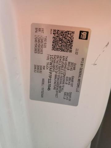 2023 GMC SAVANA G25 1GTW7AFP7P1117045