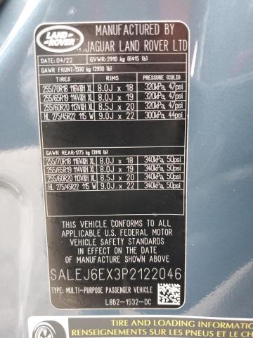 2023 LAND ROVER DEFENDER 9 SALEJ6EX3P2122046