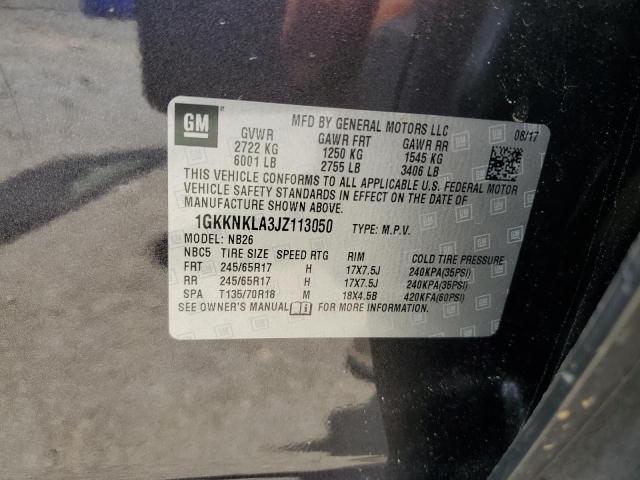 2018 GMC ACADIA SLE 1GKKNKLA3JZ113050