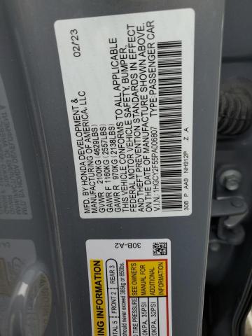 2023 HONDA ACCORD HYB 1HGCY2F55PA006807