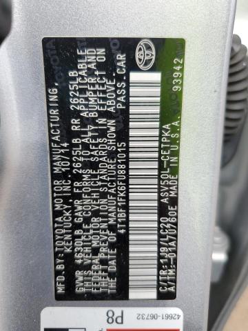 2015 TOYOTA CAMRY LE - 4T1BF1FK6FU881015