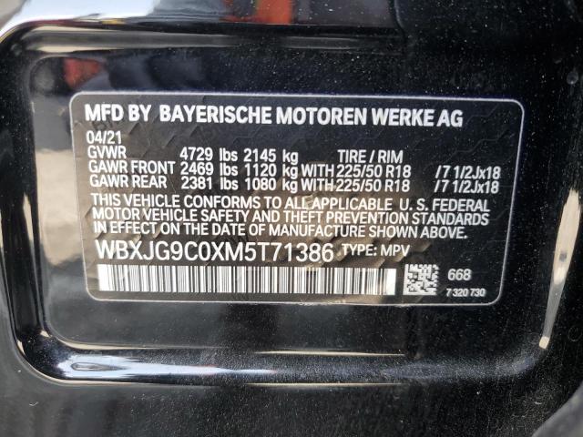 2021 BMW X1 XDRIVE2 - WBXJG9C0XM5T71386