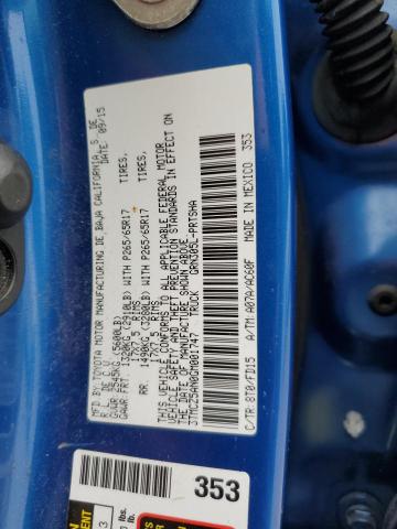 2016 TOYOTA TACOMA DOU - 3TMCZ5AN0GM001747