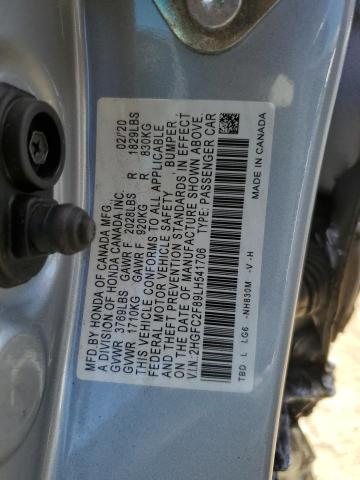 2020 HONDA CIVIC SPOR - 2HGFC2F89LH541706