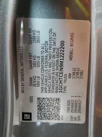 2021 CHEVROLET COLORADO L 1GCHTCEN9M1222200
