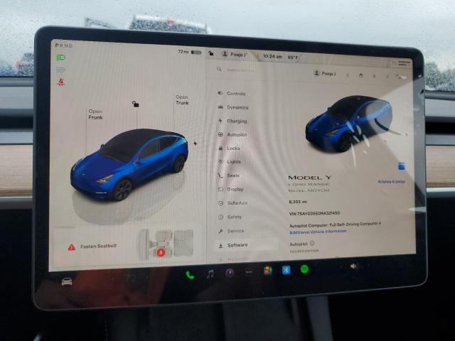 2024 TESLA MODEL Y 7SAYGDEE0RA321450