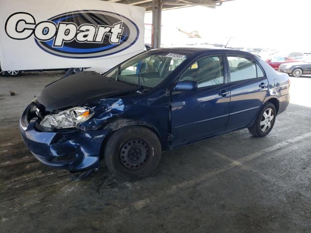 TOYOTA COROLLA CE 2008 blue  gas 1NXBR32E78Z033229 photo #1