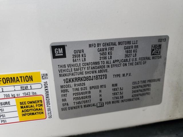 2013 GMC ACADIA SLT - 1GKKRRKD8DJ187270