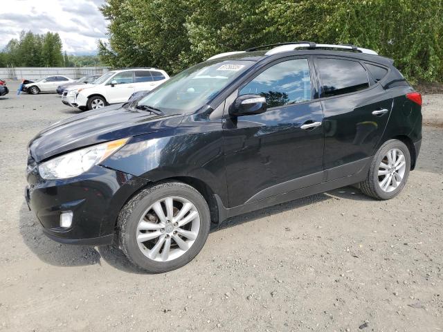 HYUNDAI TUCSON GLS 2013 black  gas KM8JUCAC3DU608432 photo #1