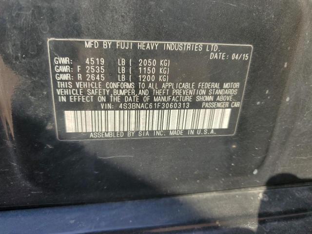 2015 SUBARU LEGACY 2.5 - 4S3BNAC61F3060313