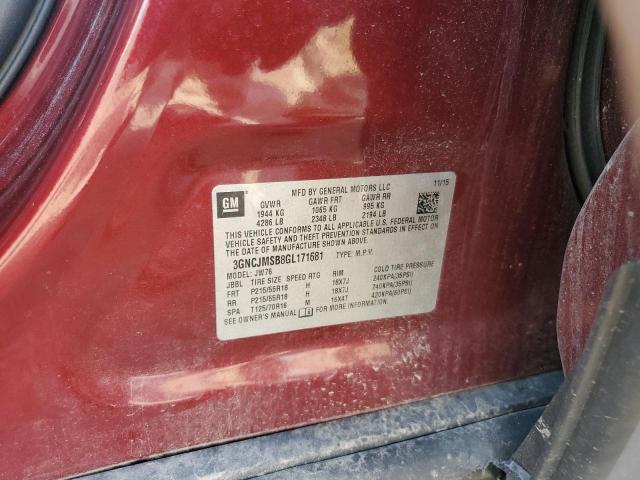 2016 CHEVROLET TRAX LTZ 3GNCJMSB8GL171681