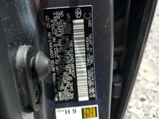 2021 TOYOTA PRIUS SPEC JTDKAMFU5M3141383