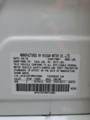 2017 INFINITI Q50 PREMIU JN1EV7AP3HM732884