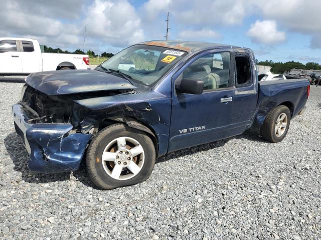 NISSAN TITAN XE 2007 blue  flexible fuel 1N6BA06A87N246665 photo #1