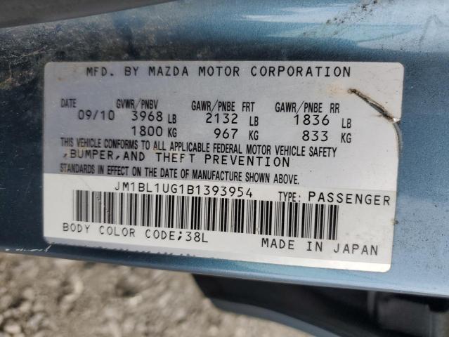 2011 MAZDA 3 I - JM1BL1UG1B1393954
