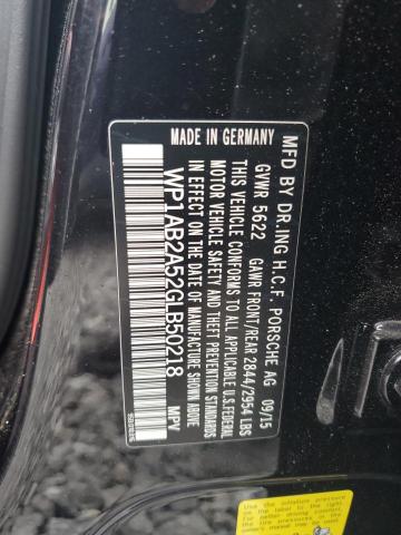 2016 PORSCHE MACAN S - WP1AB2A52GLB50218