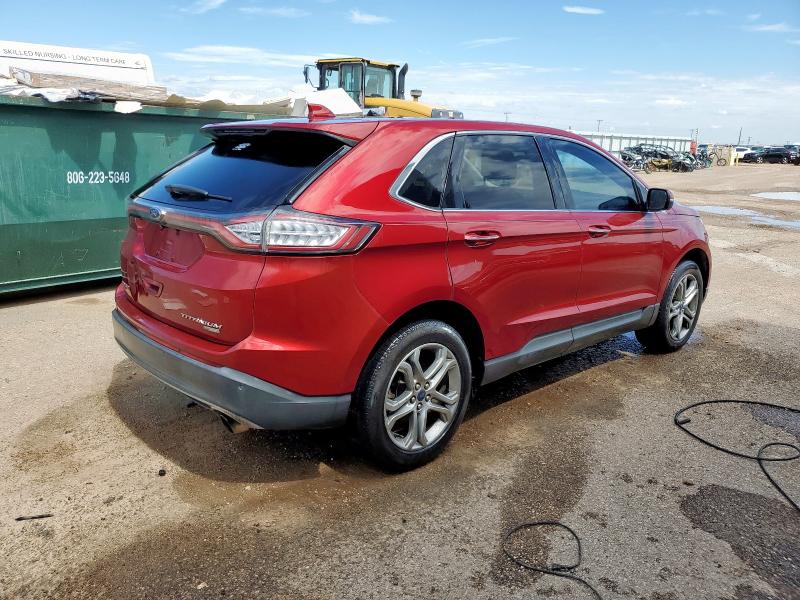 Vin: 2fmtk3k90fbb06715, lot: 62024075, ford edge titanium 20153