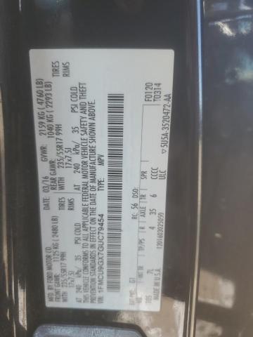 2016 FORD ESCAPE SE - 1FMCU9GX7GUC79454