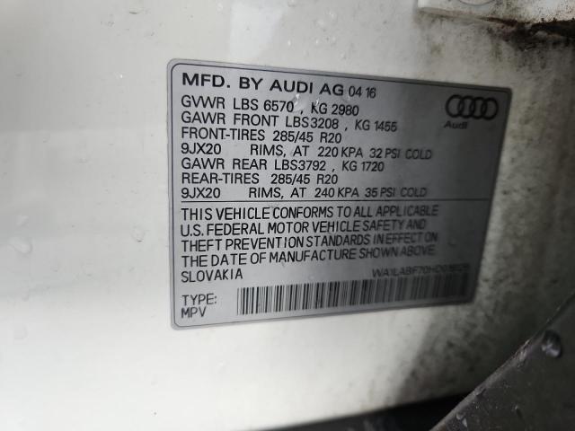 wa1labf70hd016126 - 2017 Audi Q7 Premium Plus - #62913985