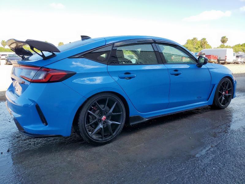 HONDA CIVIC TYPE 2023 blue  gas JHMFL5G40PX000099 photo #4