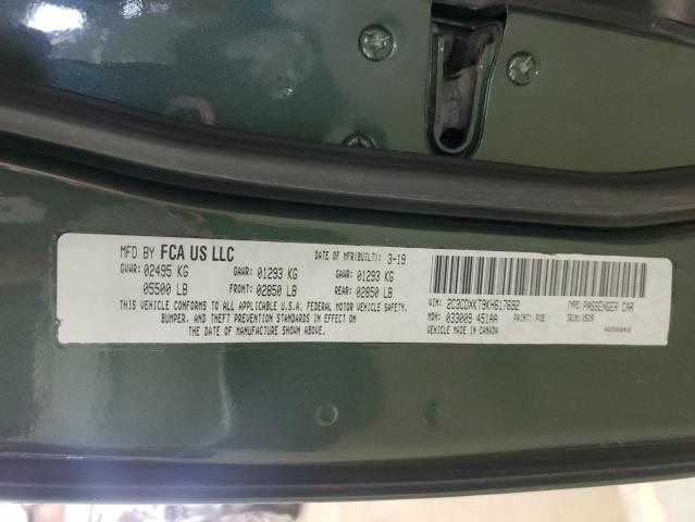 2019 DODGE CHARGER PO - 2C3CDXKT9KH617692