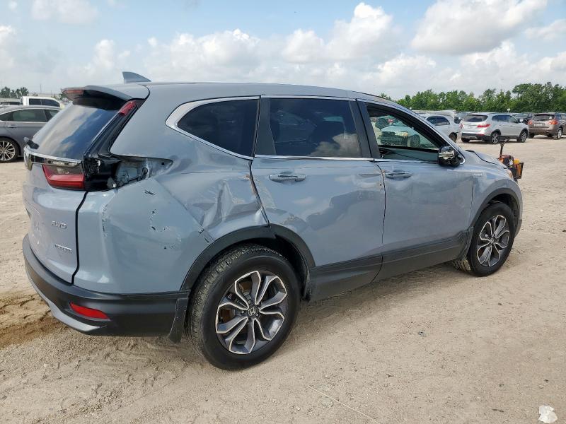 HONDA CR-V EXL 2022 blue  hybrid engine 5J6RT6H84NL009554 photo #4