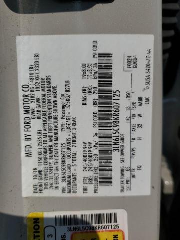 2019 LINCOLN MKZ RESERV 3LN6L5C98KR607125
