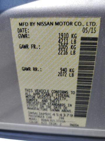 2015 NISSAN ALTIMA 2.5 - 1N4AL3AP9FC454379