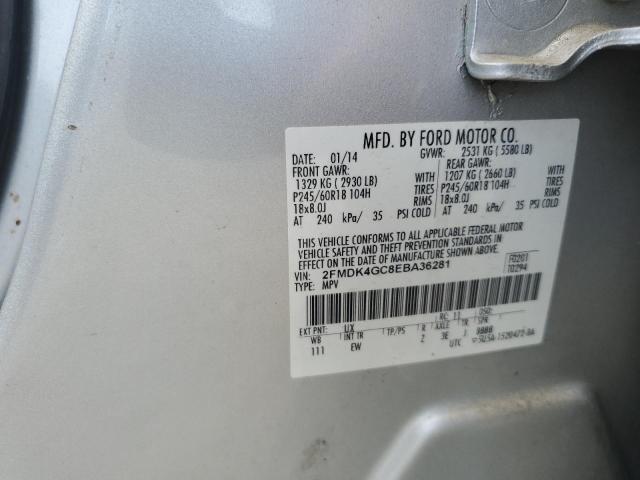 2014 FORD EDGE SE - 2FMDK4GC8EBA36281