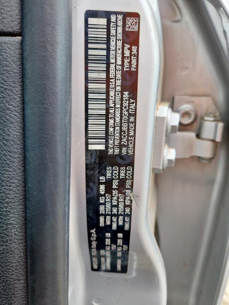 2016 JEEP RENEGADE L - ZACCJBBT0GPC92184