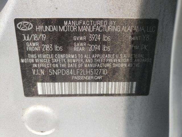 2020 HYUNDAI ELANTRA SE - 5NPD84LF2LH512710