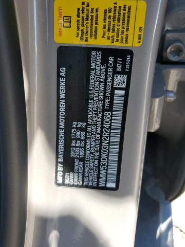 2022 MINI COOPER S WMW53DK03N2R24068
