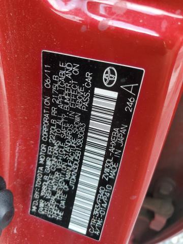 2011 TOYOTA PRIUS - JTDKN3DU5B1383083