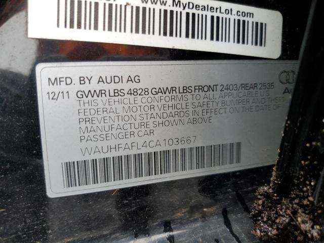 wauhfafl4ca103667 - 2012 Audi a4 premium plus - #61201255