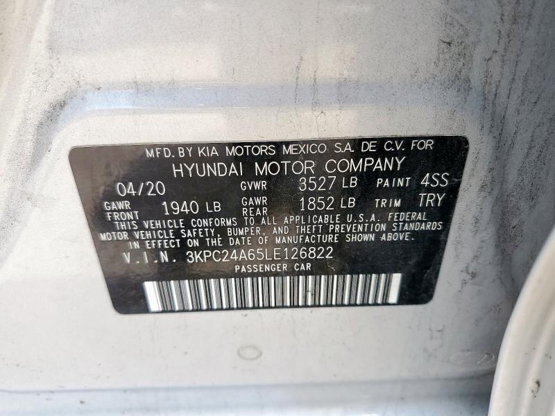 2020 HYUNDAI ACCENT SE - 3KPC24A65LE126822