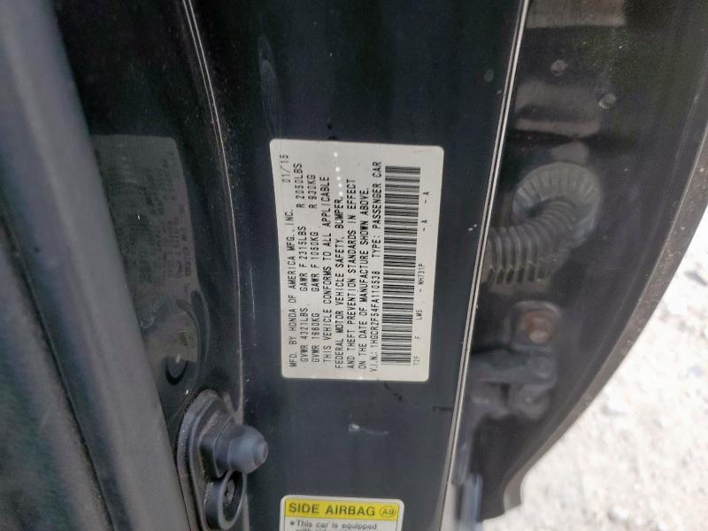 2015 HONDA ACCORD SPO #3297251407