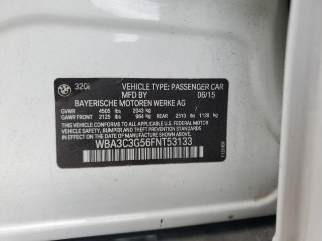 2015 BMW 320 I XDRI WBA3C3G56FNT53133