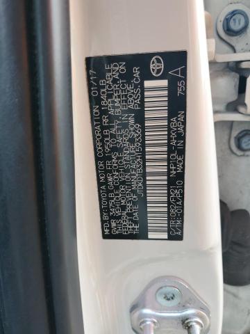 2017 TOYOTA PRIUS C JTDKDTB32H1593369