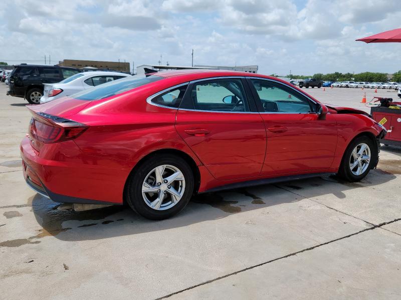 HYUNDAI SONATA SE 2021 red  gas 5NPEG4JA1MH113299 photo #4