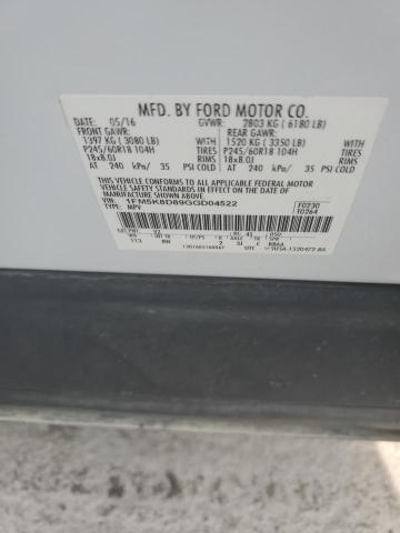 2016 FORD EXPLORER X - 1FM5K8D89GGD04522